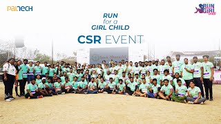 RUN FOR A GIRL CHILD 2024  PalTech CSR Event [upl. by Bazar]