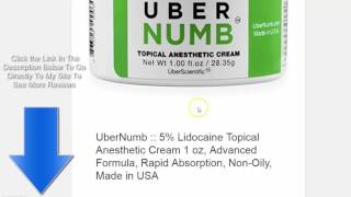 Non Prescription Lidocaine Cream Otc [upl. by Herodias]