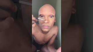 Makeover time lapse on a bald bare face [upl. by Ines]