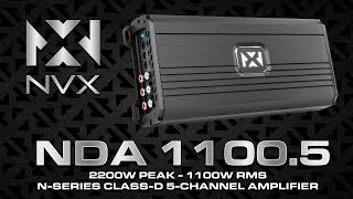 ALL NEW NVX NDA 11005 5 Channel Amplifier [upl. by Kcarb502]