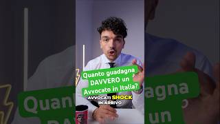 “Quanto guadagna davvero un AVVOCATO in Italia 💼 I dati ti sorprenderanno” [upl. by Eikram]