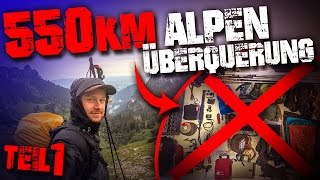 550km zu Fuß über die Alpen Alpenüberquerung Trekking Wandern Traumpfad München Venedig 01 [upl. by Sreip]