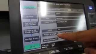 CREACIÓN DE USUARIOS CON RESTRICCIONES DE KONICA MINOLTA BIZHUB 363 [upl. by Ytomit]