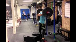 Dynamic Effort Resistance Banded Box Squat Accommodating Resistance Powerlifting [upl. by Nesta126]