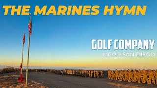 New Golf Company Marines Sing The Marines Hymn for The First Time as US Marines [upl. by Frolick]