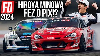 HIROYA MINOWA FEZ O PIX PARA A FORMULA DRIFT 2024 NA SUA ESTREIA [upl. by Edac]