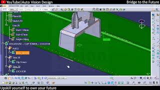 Locator Doghouse Clip Tower in one Part Body  Boolean operation [upl. by Pressman]