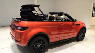 Range Rover Evoque Convertible Roof Demonstration And Tour HD [upl. by Llednar]