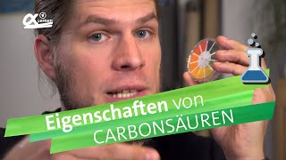 Carbonsäuren und ihre Eigenschaften  alpha Lernen erklärt Chemie [upl. by Oakes]