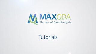 2016 MAXQDA 12 MAXMaps Modelle [upl. by Enaywd393]