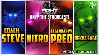 DBFZ ONLY THE STRONGEST Featuring Dekillsage LegendaryyPred Coach Steve and Nitro [upl. by Sirrot]