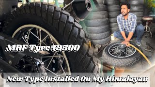 Best BUDGET AND RELIABLE TYRE FOR MY HIMALAYAN 411  MRF Mogrip MeteorM At Just ₹3500 🛞 [upl. by Aryas]