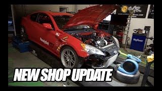 Tuning Garrett GT2876R Drift carevent  Shop update [upl. by Ahsik689]