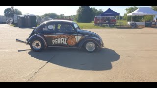 vw bug drag race EBI10 Chimay Belgium onboard Black Pearl [upl. by Uchida]