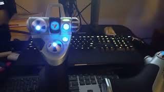 LED Adjustment Demo For Logitech X52 HOTAS [upl. by Carmencita]