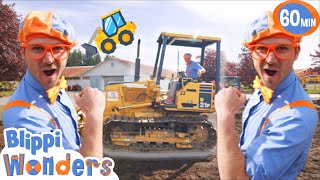 Blippi Learns About Bulldozers and Excavators  Blippi amp Blippi Wonders Educational Videos for Kids [upl. by Riek]