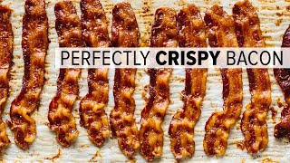 HOW TO COOK BACON IN THE OVEN  easy crispy and no mess [upl. by Sergent178]