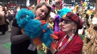 FOLKMANIS PUPPETS 2013 TOY FAIR with SYLVIA GALLEN [upl. by Sophronia77]