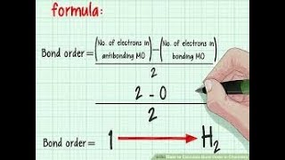 How to calculate bond order of Nitrogenoxygen and other element [upl. by Nollid696]