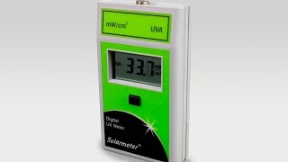 Solarmeter Model 40 Digital Handheld NISTTraceable UVA Radiometer with Integral Sensor [upl. by Raff950]