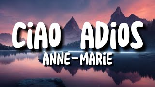 AnneMarie  Ciao Adios lyrics [upl. by Nnaxor858]