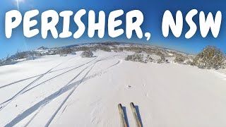 Perisher NSW  INSANE BLUEBIRD POWDER [upl. by Aitnas]