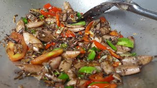 Resep Oseng Cumi Asin Cabe Ijo Enak Mantap [upl. by Ylirama]