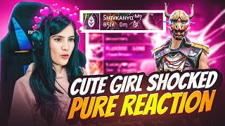 Cute Girl Shivkanya Shocked On My GamePlay 😱 In Cs Ranked Region Top 1 Lobby 🤯  Garena Free Fire [upl. by Sehcaep425]