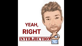 Yeah Right  Interjections 280 Two Meanings  English Tutor Nick P [upl. by Annanhoj]