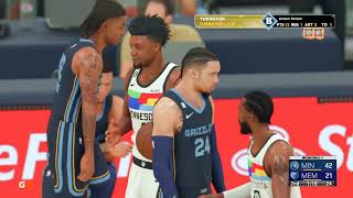 Playoffs First Round Game 3 NBA 2K23 Timberwolves vs Grizzlies [upl. by Asnerek860]