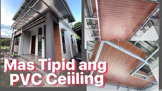 Menos Gastos ang PVC Ceilling Panel Kumpara sa Hardiflex”Boxtype House Full Finsih Full Contract” [upl. by Atterual959]