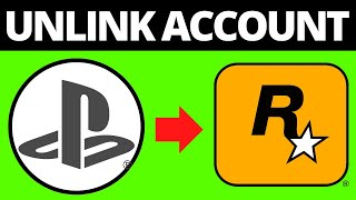 How To Unlink Playstation Network Account From Rockstar Games Social Club PS4  PS5 [upl. by Loleta]