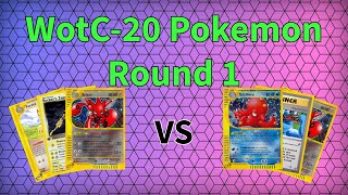 ZAPZOR VS OCTIZOR POKEMON WOTC20 FORMAT ROUND 1  832024 [upl. by Akitnahs]