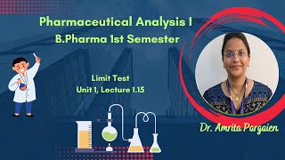 Limit TestL115Pharmaceutical AnalysisI BPharmIst Sem [upl. by Esinehs]