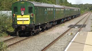 Hastings Diesels Unit 1001 on The Glevum DEMU Railtour [upl. by Sillert59]