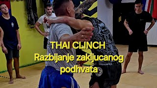 MUAY THAI CLINCH Izlazak iz jednorucne podhvat pozicije [upl. by Erehs]