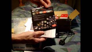 Canon 500D Unboxing EFS 55250 amp EF 50mm F18 [upl. by Demeter]