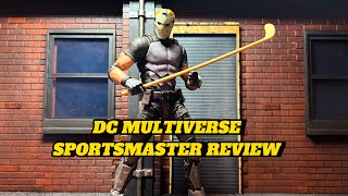 DC MULTIVERSE SPORTSMASTER REVIEW  Platinum Chase  McFarlane Toys [upl. by Ayotac]