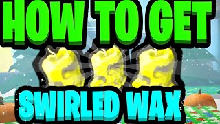 How to get swirled wax FAST Updated 2024  Bee Swarm Simiulator [upl. by Enaile]