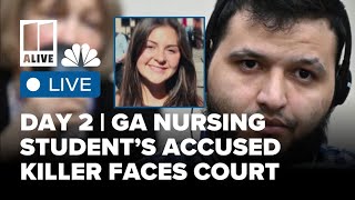 LIVE TRIAL STREAM Trial of Georgia nursing student’s accused killer enters second day [upl. by Mingche]