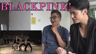 BLACKPINK Dance Practice Video REACTION WHOS THE BLONDE [upl. by Tolecnal]