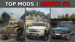 SnowRunner  TOP 5 Mods of the 1st Month [upl. by Sky]