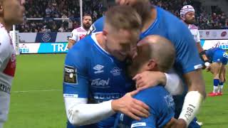 TOP 14  Essai de Julien DUMORA CO  Castres Olympique  LOU Rugby [upl. by Janetta]