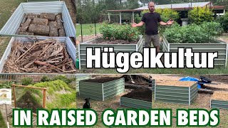 How to Use Hügelkultur in Raised Garden Beds [upl. by Publius]