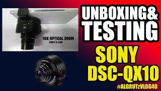 How to use sony DSCQX10 Lensstyle camera [upl. by Deonne]