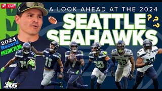 SEATTLE SEAHAWKS 2024 NFL Season PREDICTION Record Preview LIVE [upl. by Eadahc]