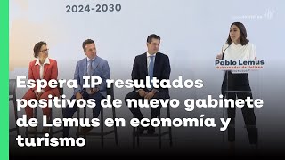 Espera IP resultados positivos de nuevo gabinete de Lemus en economía y turismo  Jalisco Noticias [upl. by Sidras943]