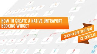 How To Create A Native Ontraport Booking Widget [upl. by Ilrebmik]