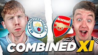 Man City vs Arsenal Combined XI vs RoryTalksFootball [upl. by Nylorak224]