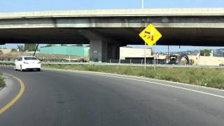 Décarie Expressway Autoroute 15 Exit 62 northboundoutbound [upl. by Cavil]